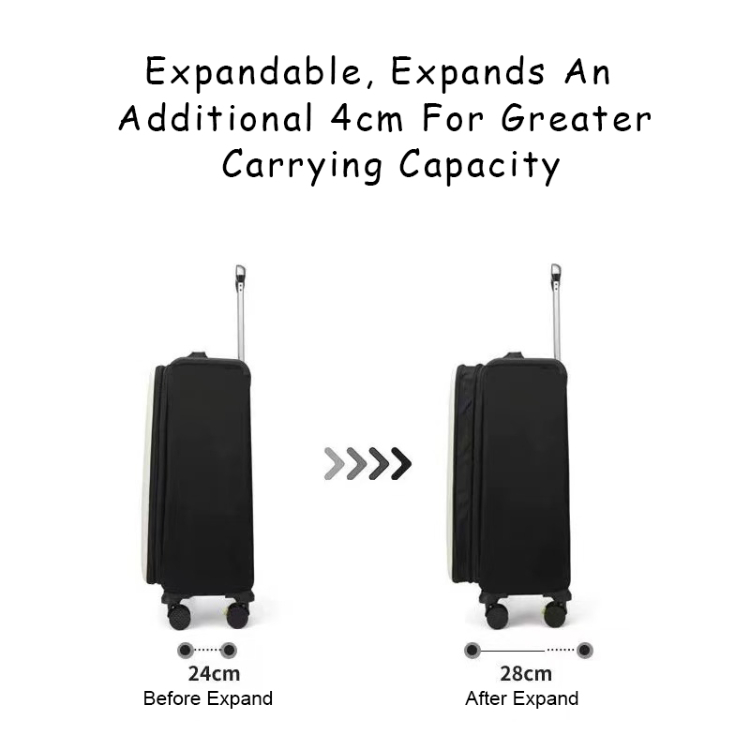Wemgesabre Ready-made Soft&Hard Combination Light Weight Expandable Luggage Set No need MOQ