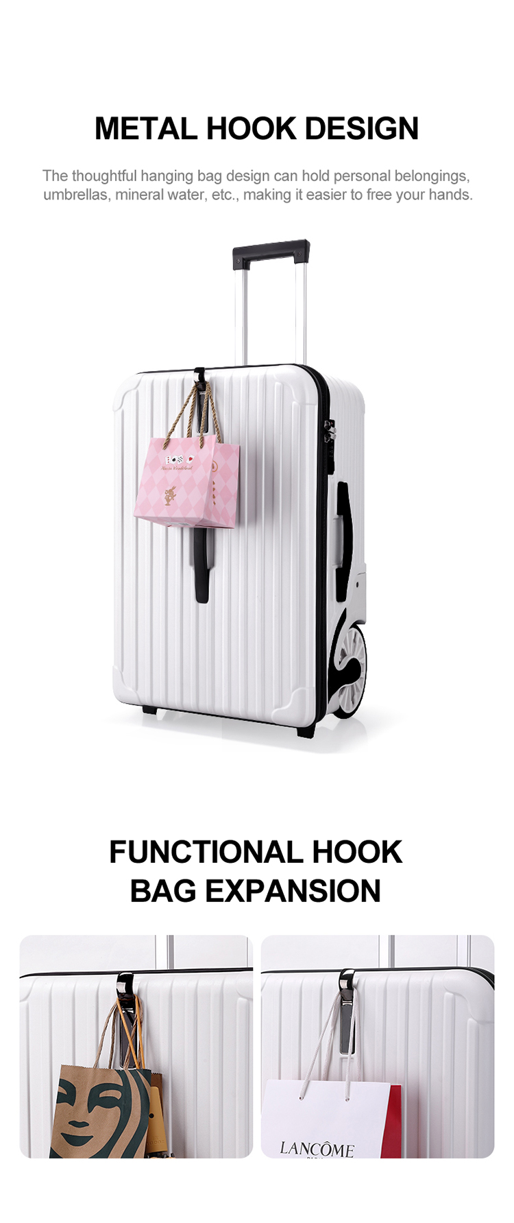 Wemgesabre Innovative 2 Big Wheel Hard Luggage