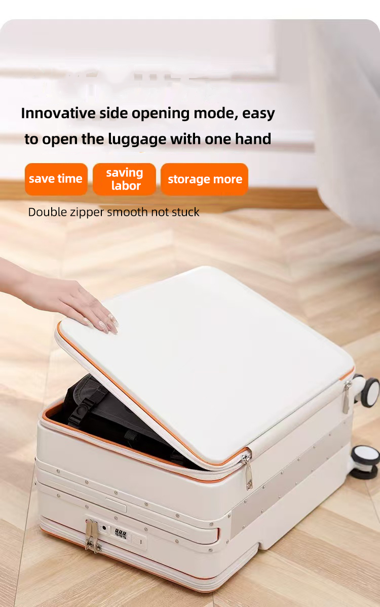 Wemgesabre 2024 Top Class AB side Wide Handle Front Open PC luggage