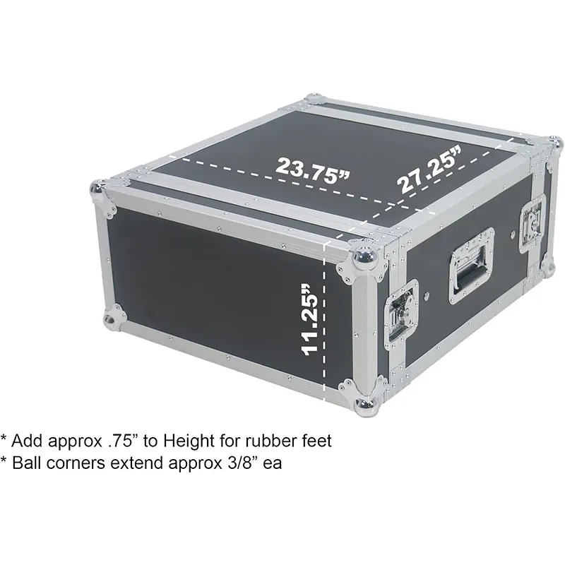 Amp Rack Flight Case 19 Inch Rack 4U