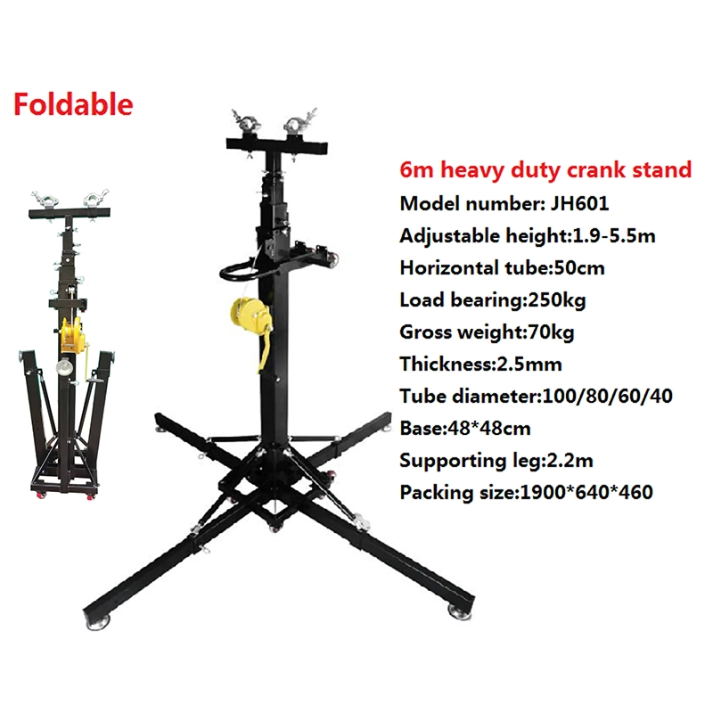 Heavy Duty Adjustable Height Crank Stand Adjustable Lifting Tower