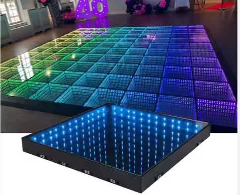 3D Wired Mirror Abyss LED Dance Floor for Ultimate Fun