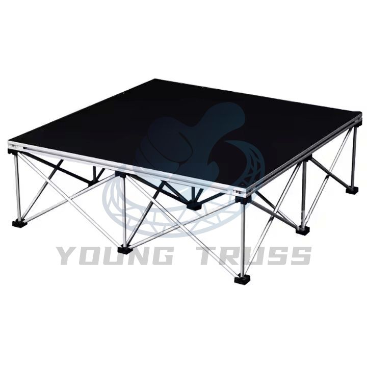 Quick Install Folding Portable Stage for Indoor & Outdoor.