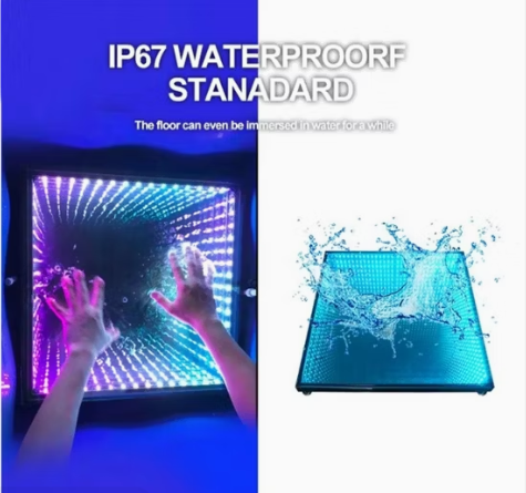 Magnetic Led Floor Dance 3D Mirror Stage