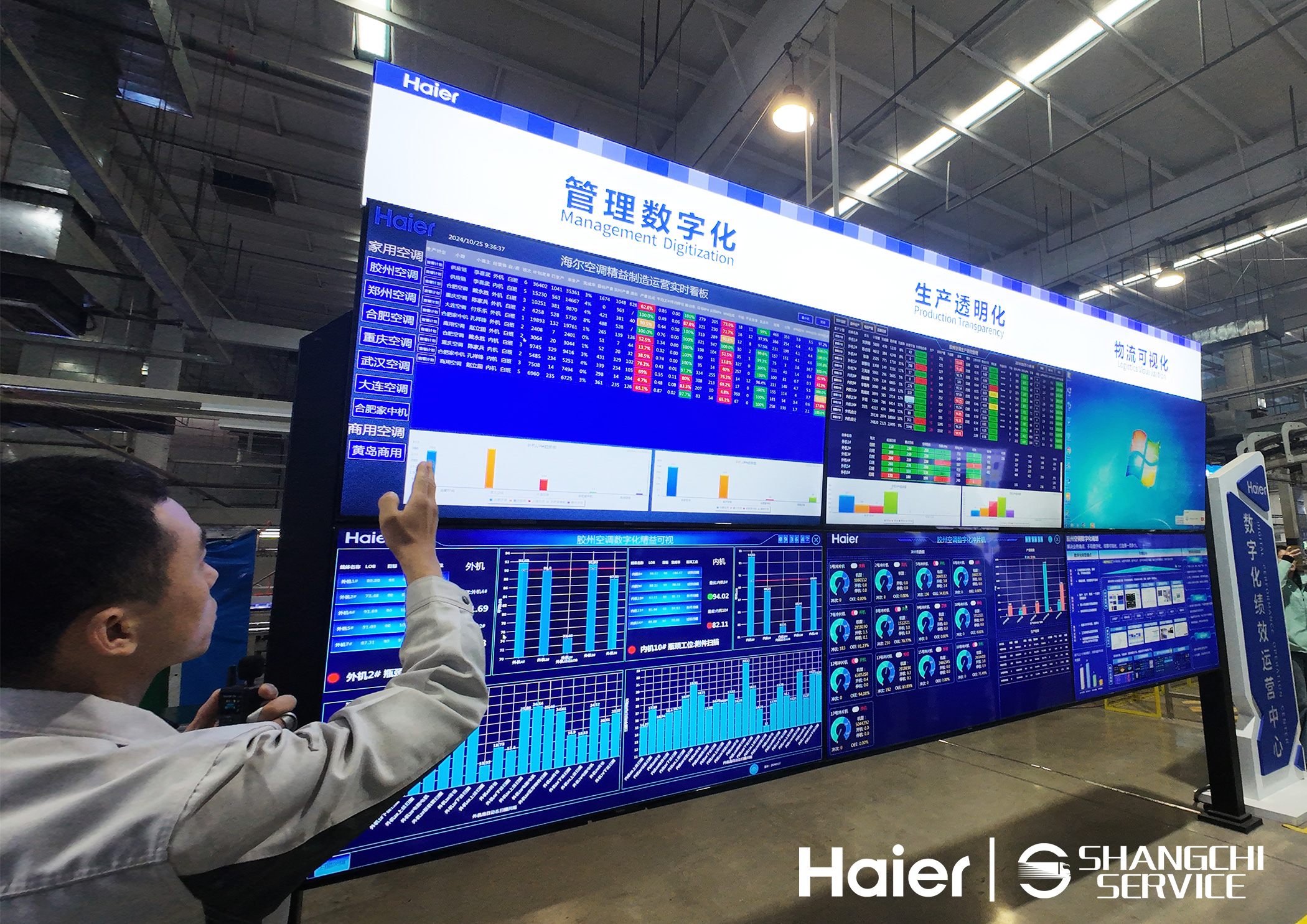Haier's "lighthouse factory" in Qingdao runs AI-powered manufacturing