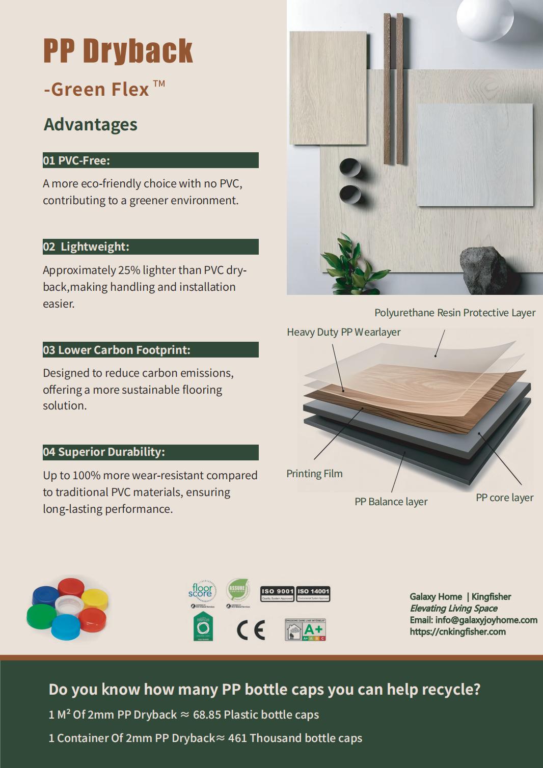 Introducing Kingfisher's New Non PVC Flooring GreenFlex