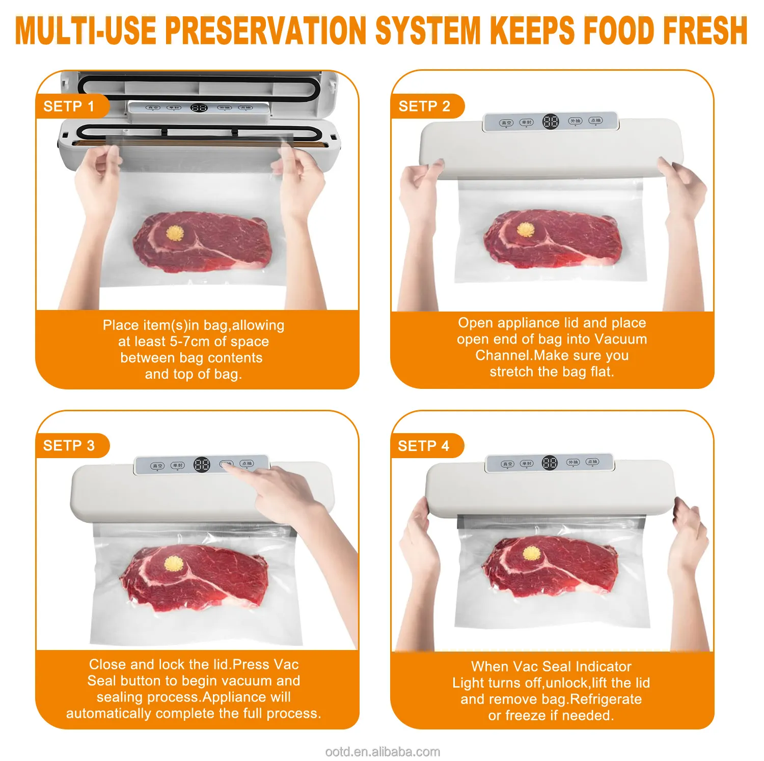 Wholesale OOTD Portable Automatic New Arrival vacuum sealer