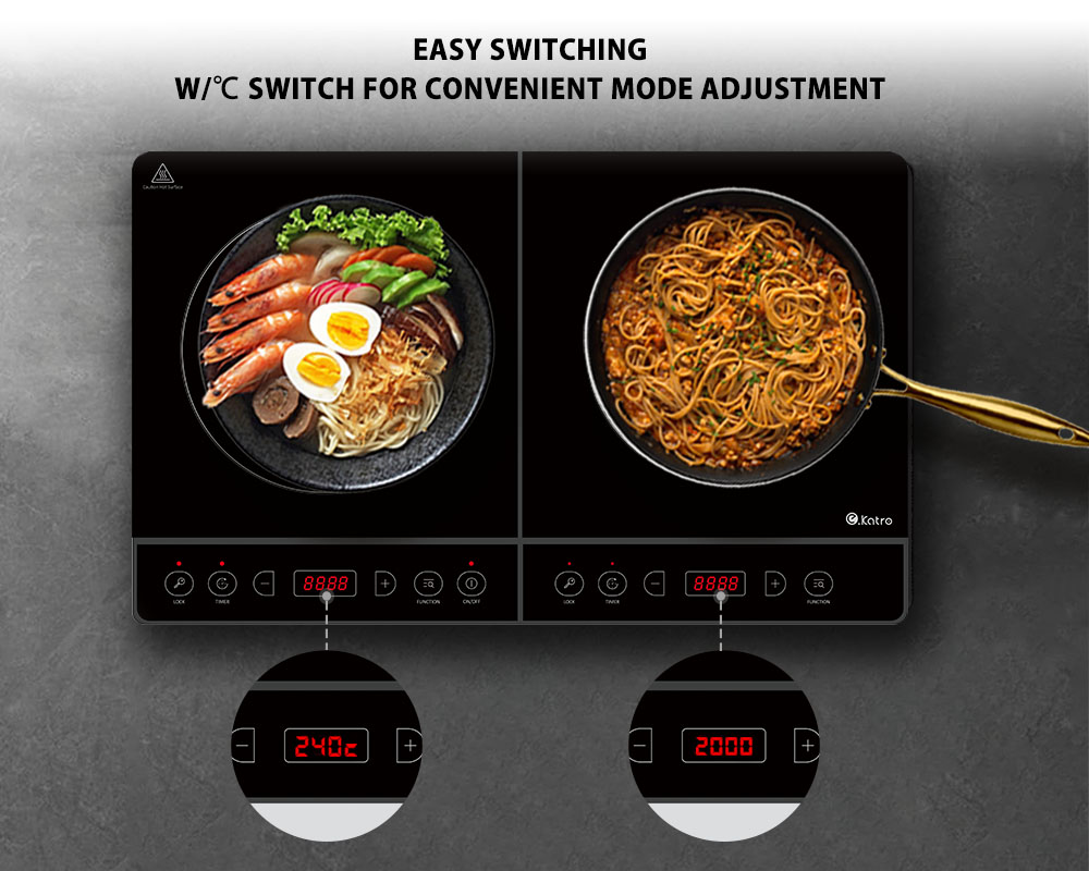 ID35-T07 Dual Zone Portable Induction Cooktop