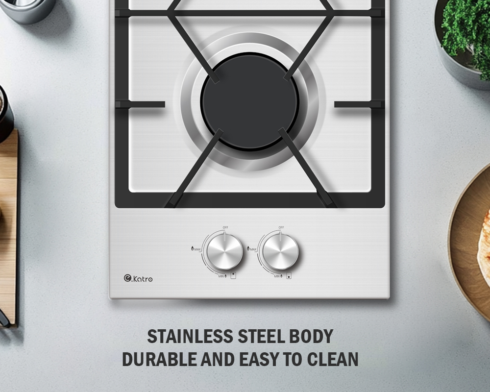 SF230B002 Domino Dual Burners Gaskookplaat
