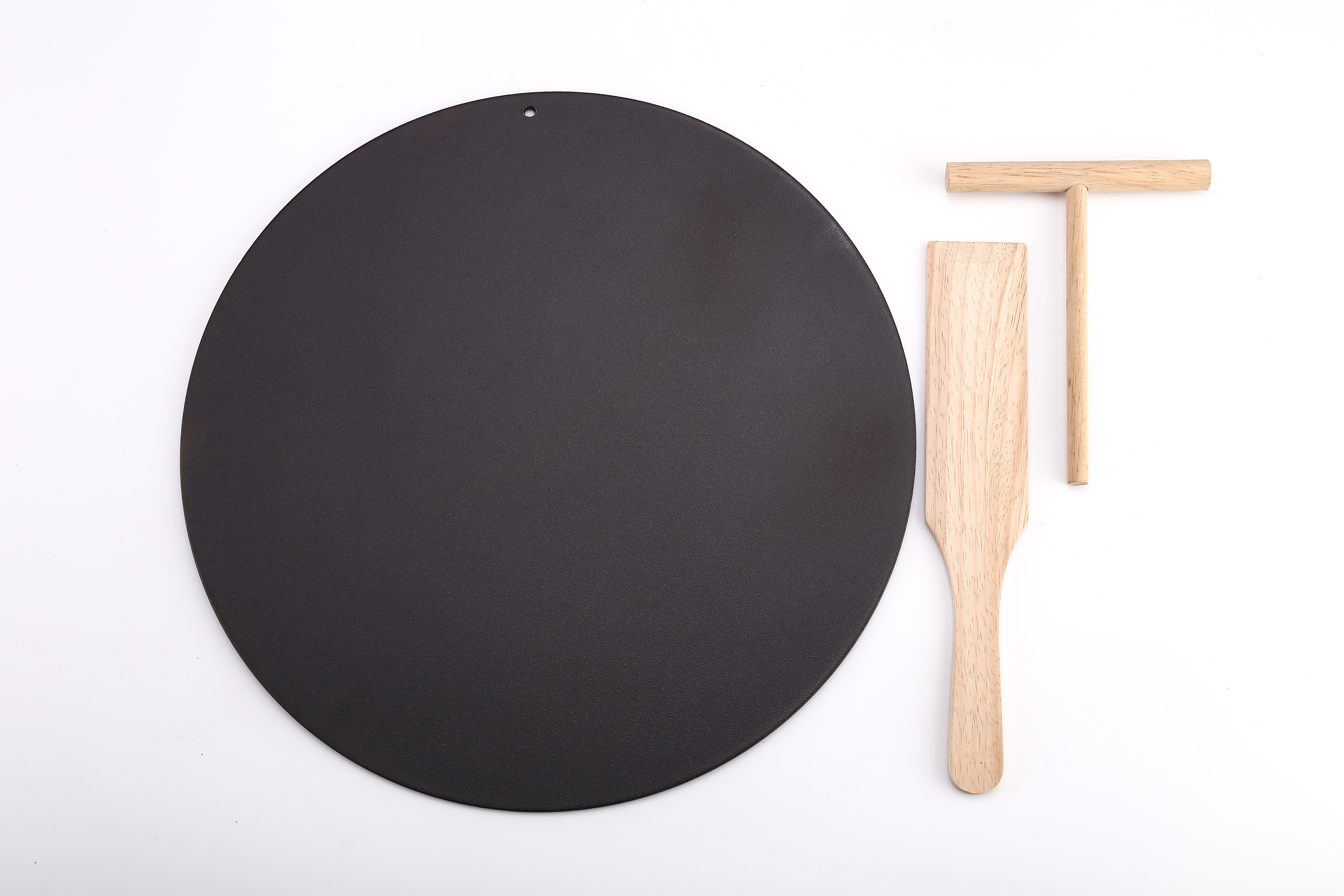 Ultimate Crepe Kit: Pre-Seasoned Steel with Dough Roller & Spatula for ...