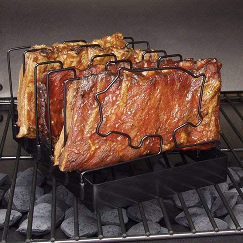 Non-Stick Coating Rib Rack for Easy Grilling and Perfectly Cooked Ribs