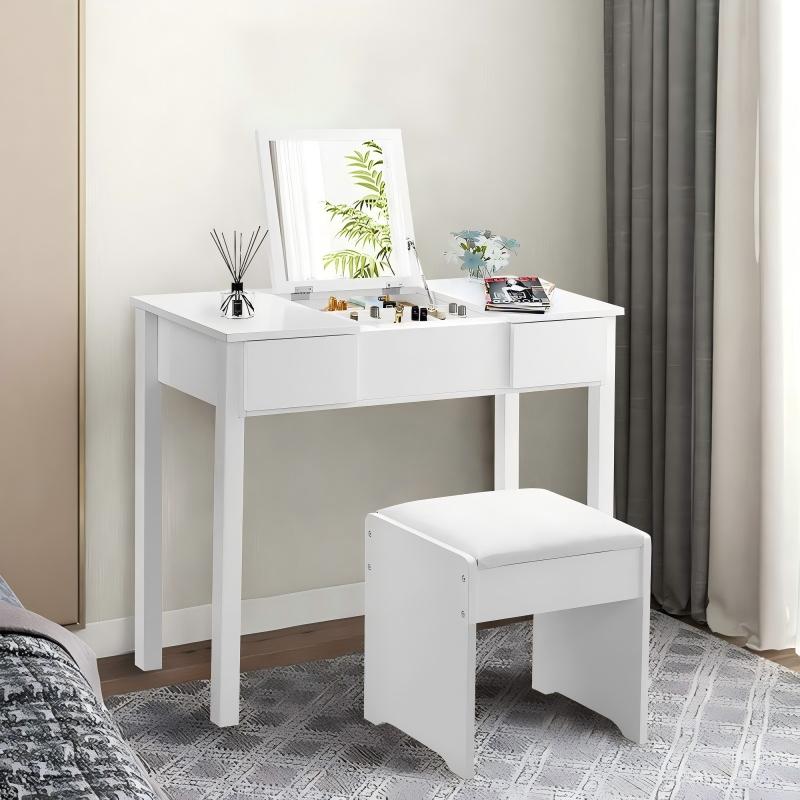 small makeup vanity,simple vanity,makeup table
