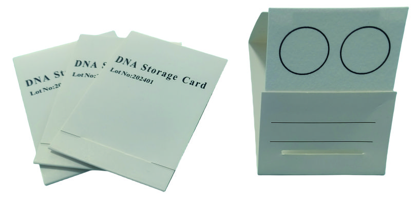 DNA storage card