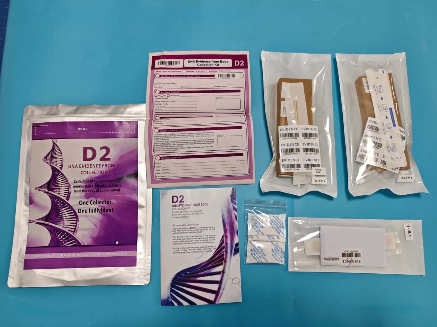 DNA Evidence From Body Collection Kit（D2）