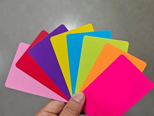 What are plastic cards made out of?