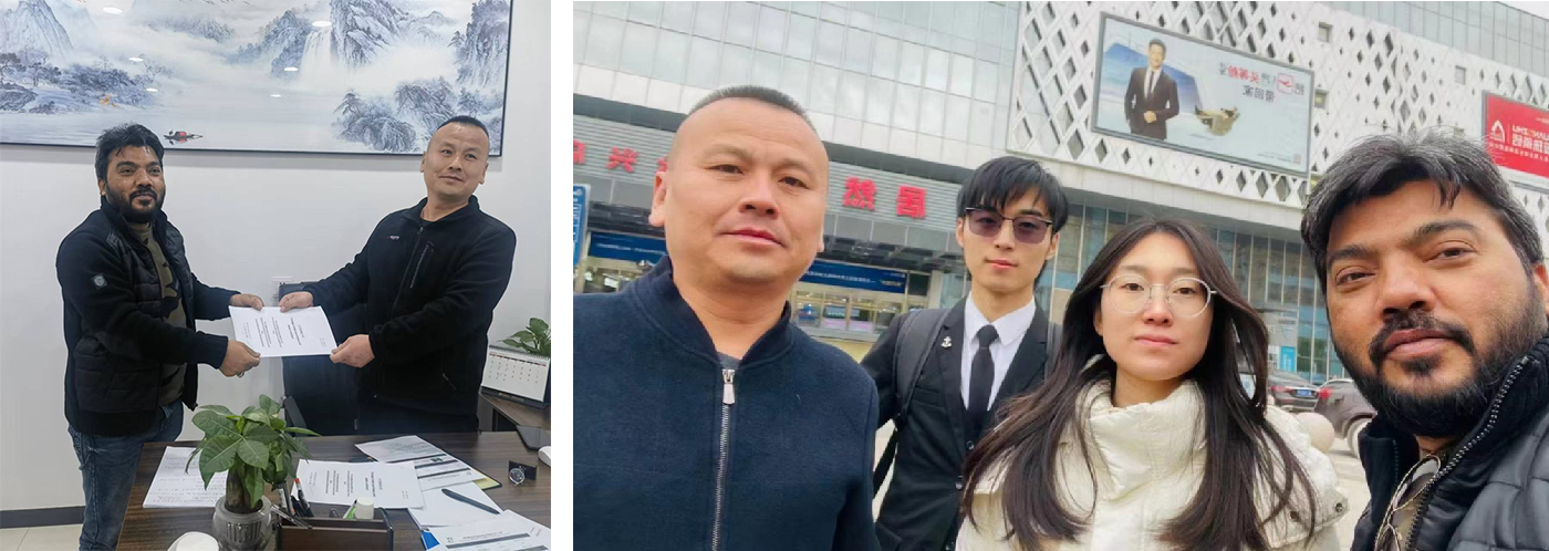 Diary of foreign customers' visit 1