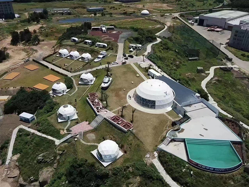 Mars Peninsula Glamping Site Successfully Completed – A Premier Outdoor Glamping Destination