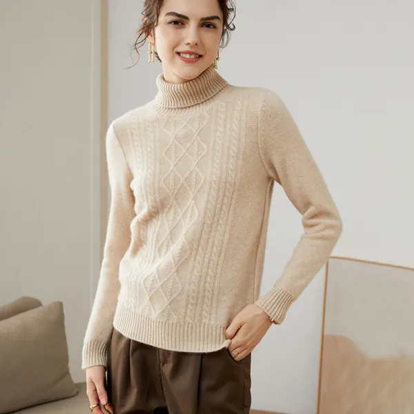 Lady Cashmere Sweater Turtleneck