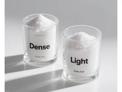 ¿Cuáles son las principales diferencias entre Soda Ash Dense y Soda Ash Light?