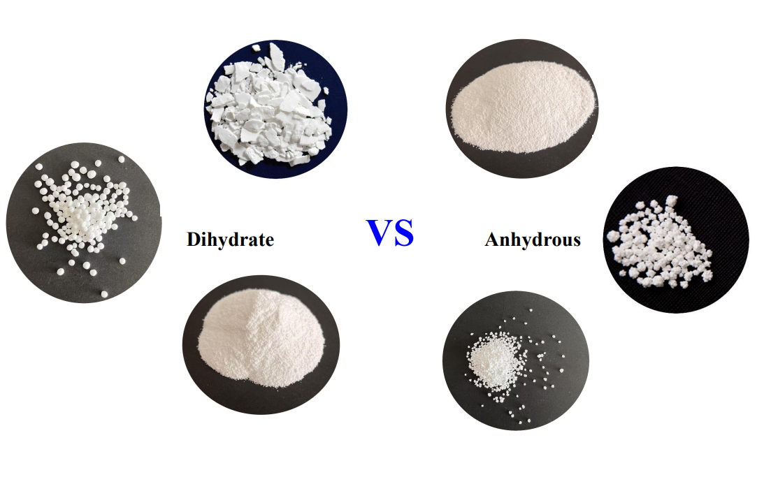 What Are The Differences Between Dihydrate And Anhydrous Calcium Chloride?