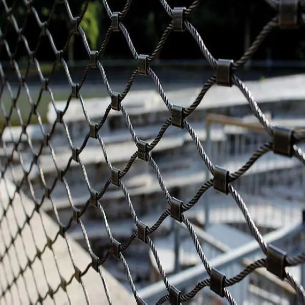 SS Black Oxide Wire Rope Mesh