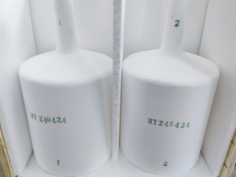 Cadinho de quartzo para forno de alta temperatura