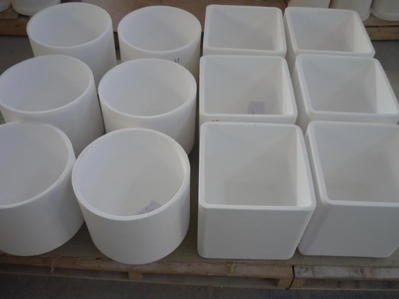 Cadinho de quartzo para forno de alta temperatura