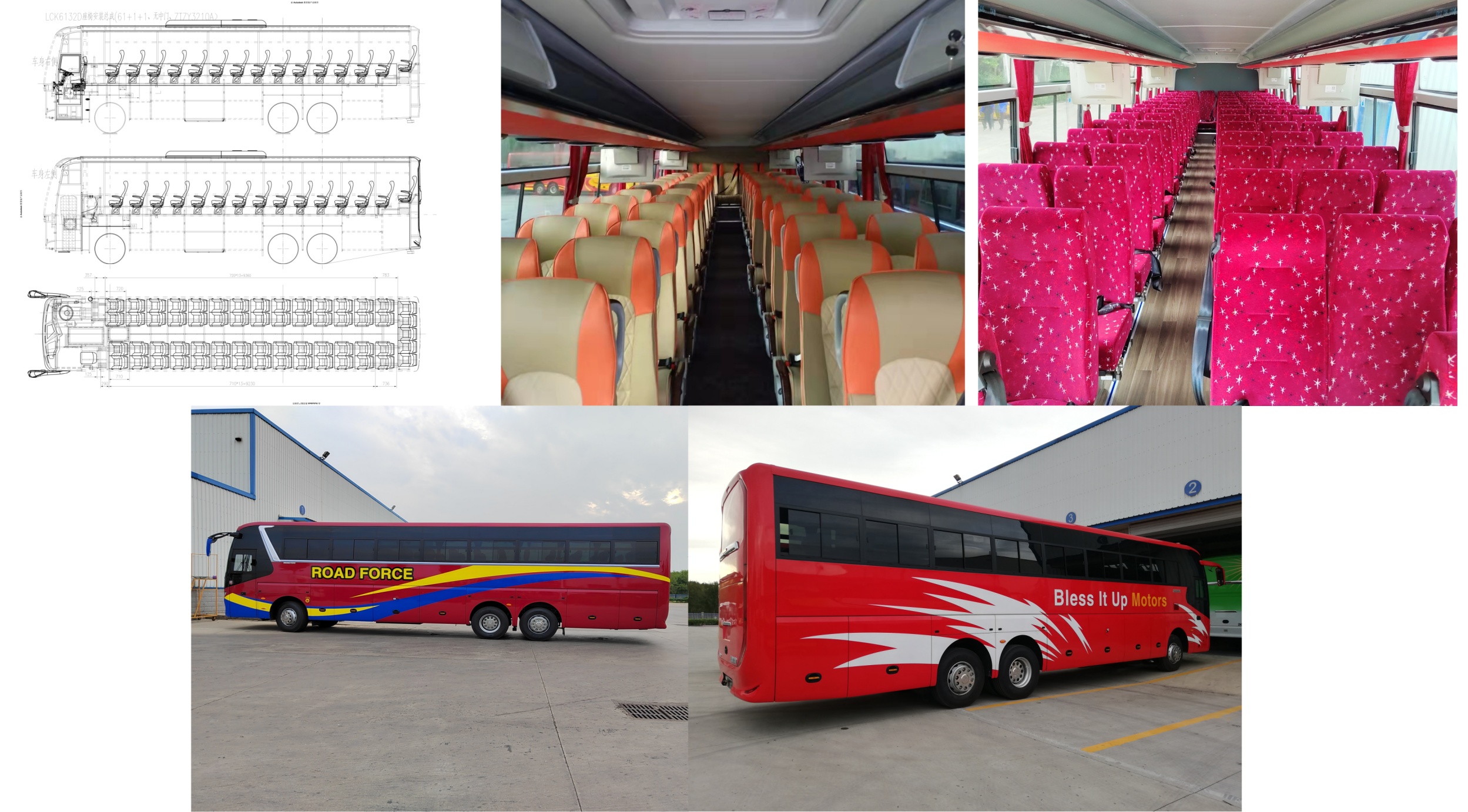 Zhongtong LCK6131A for Mozambique