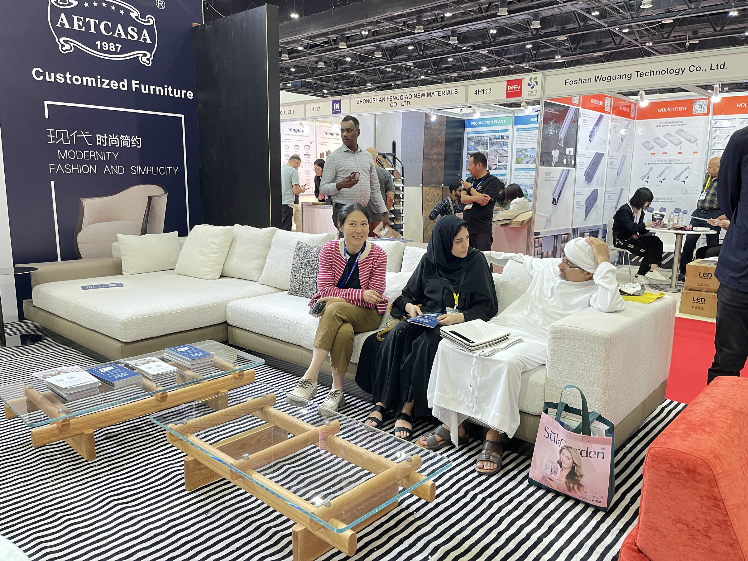 We've came back from Dubai Fair