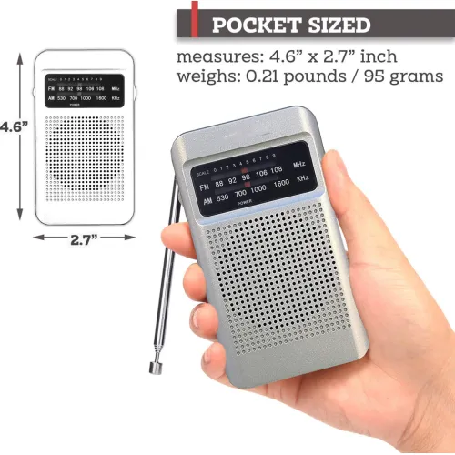ctr-35rg fm/am 2 band radio