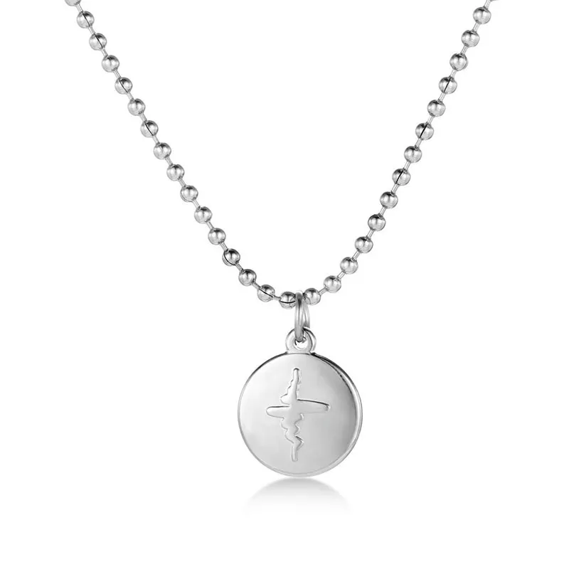 Banemi Collana promessa per coppie, collana da uomo con ciondolo in acciaio inox, collana da 8 mm, anello girevole nero, regalo di laurea, W-L 1/2+Men V 1/2, Acciaio inossidabile, Nessuna pietra