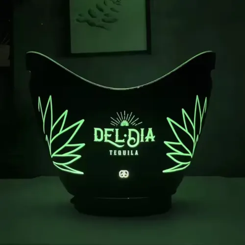 Seau à glace LED avec logo personnalisé