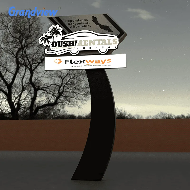 Local Outdoor Led Signs Outdoor LED Illuminated Pylon Signs