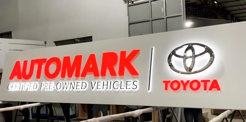 Panneau pylône pour TOYOTA et HIZO