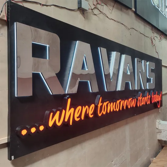 Custom LED Backlit Sign Board for Stunning Illumination.