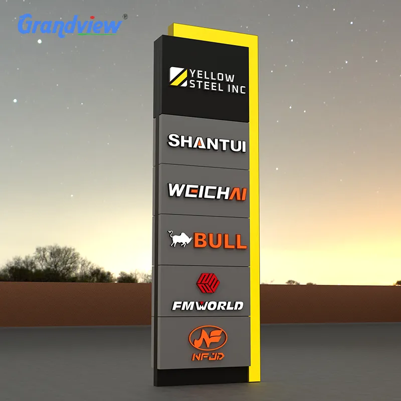Led Sign Todeum Illuminated Totem Sign