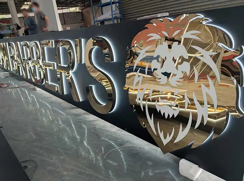 Sign Boder Light Custom LED Backlit Sign Board for Stunning Illumination.
