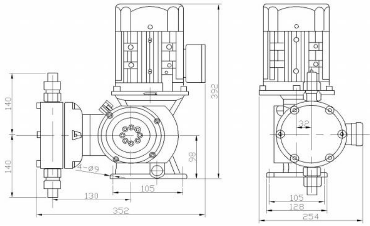 GM Mechanical Diaphragm Dosing pump