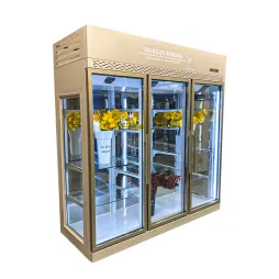 Refrigerador de exibição de flores