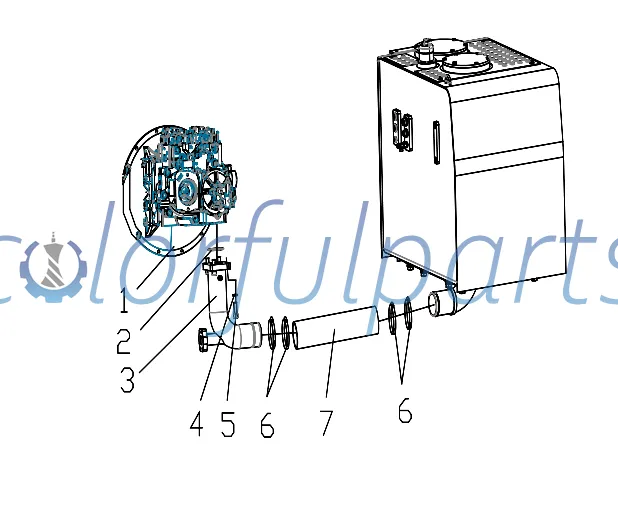 XCMG XE490DK excavator hydraulic pump 803096834
