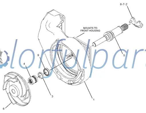 Water Pump 416-0610 4160610