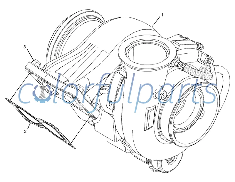 Caterpillar engine C11 turbocharger 247-2960