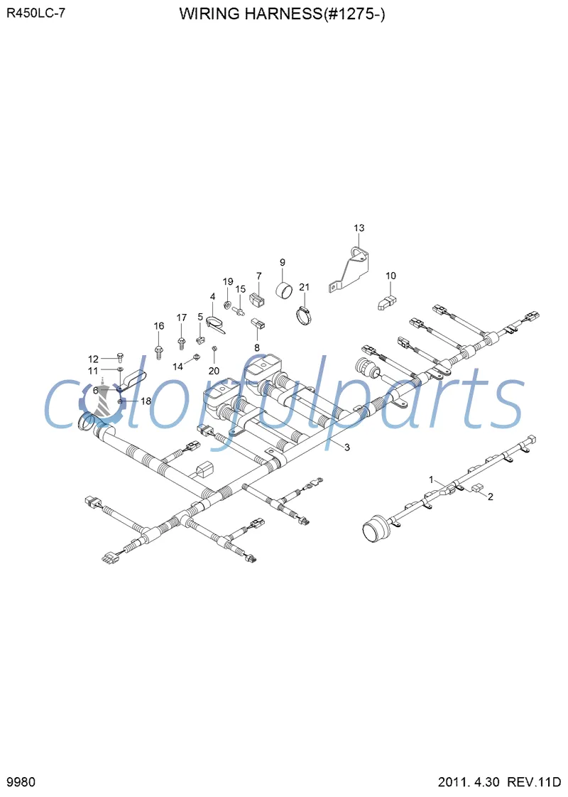 HYUNDAI excavator R450LC-7 R500LC-7 RD510LC-7 R480LC-9S R520LC-9S ...