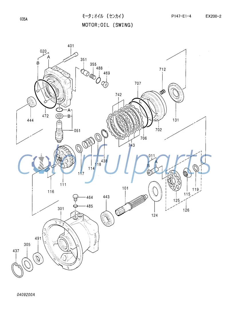 4654845 HITACHI excavator EX200-2 EX200-2M EX200K-2 EX200K-2M Relief Valve ...