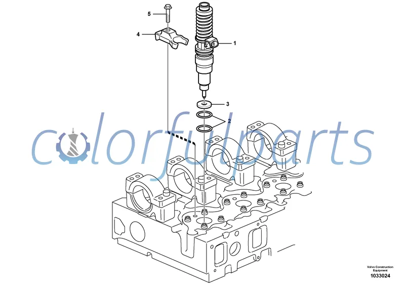 VOLVO EC700 Common Rail Engine Injector VOE20929906