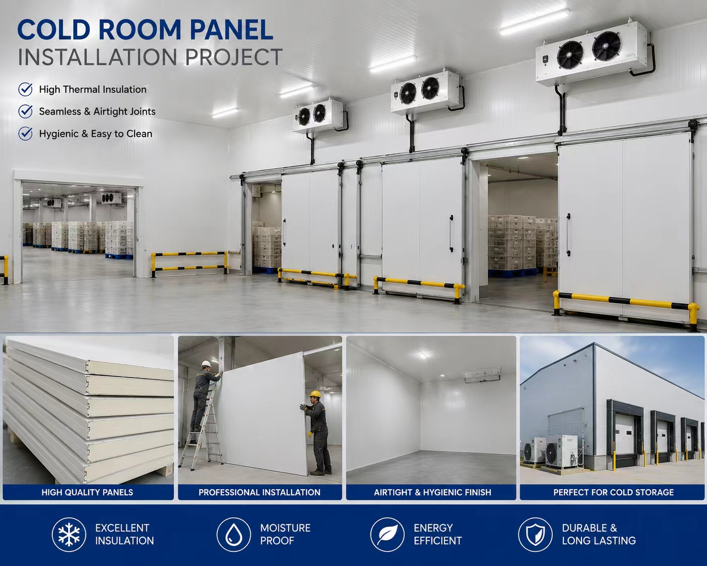 Micro Cold Panel Cold Room Panel Manufacturer | PU & PIR Cold Storage Panels