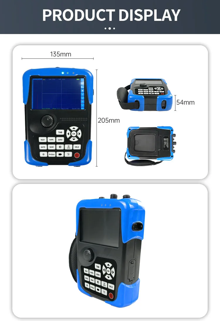 Portable Eddy Current Flaw Detector Vertex60 for Metal Inspection