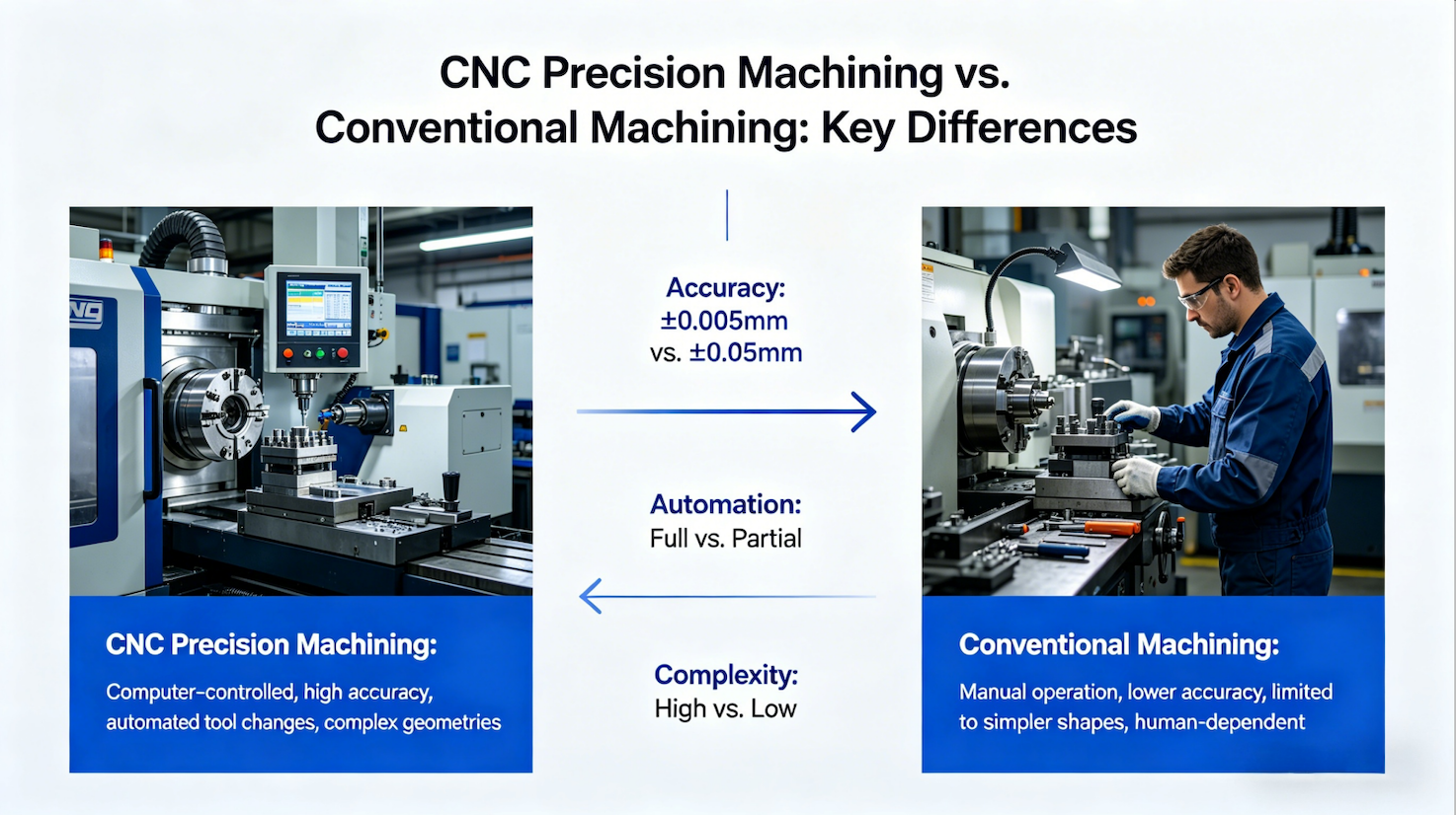 What is the difference between CNC precision machining and conventional ...