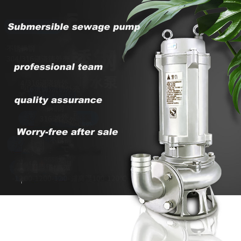 Durable 304/316 Stainless Steel Submersible Sewage Pump for Acid ...