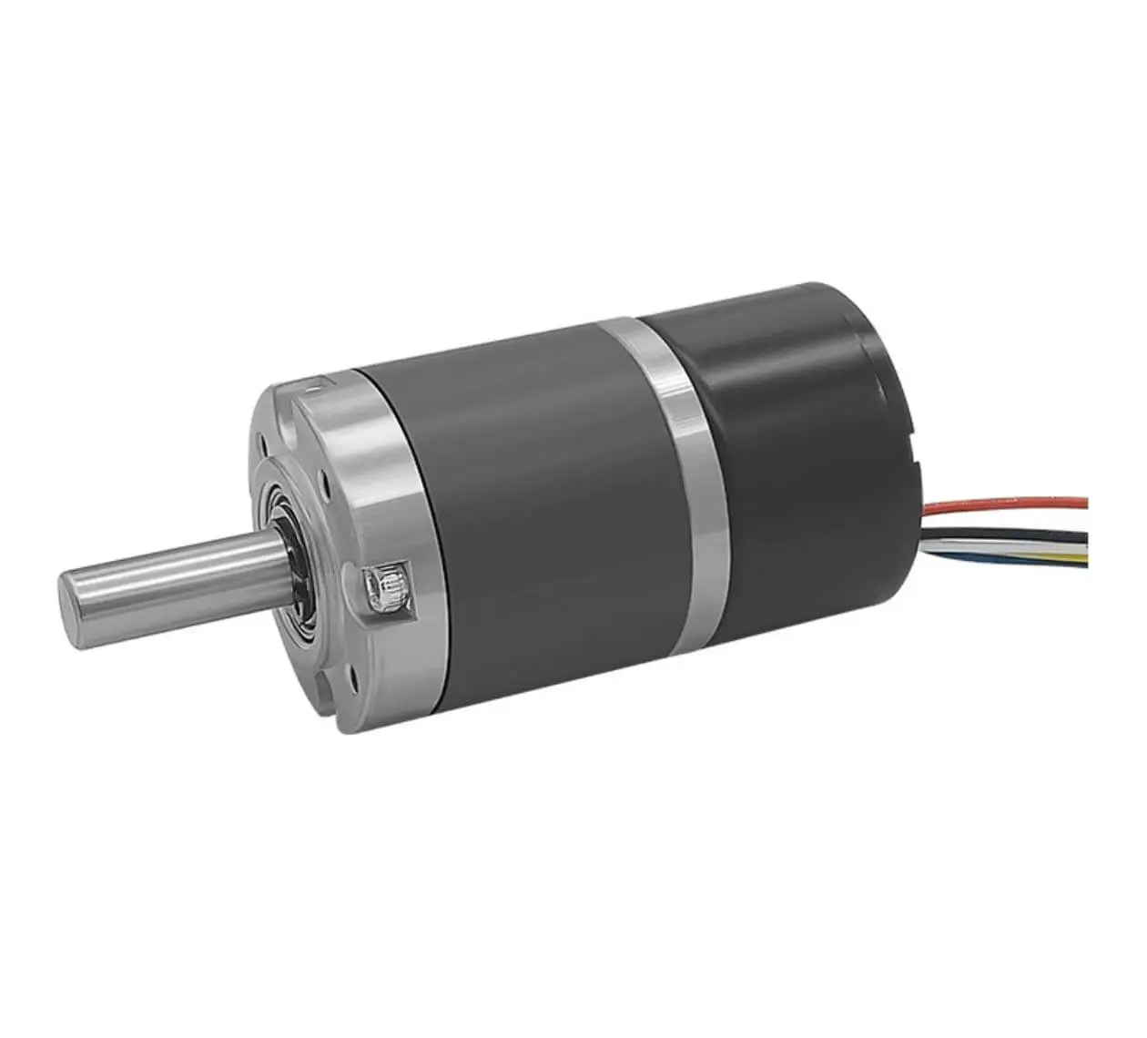 What are the key parts of an electric motor?